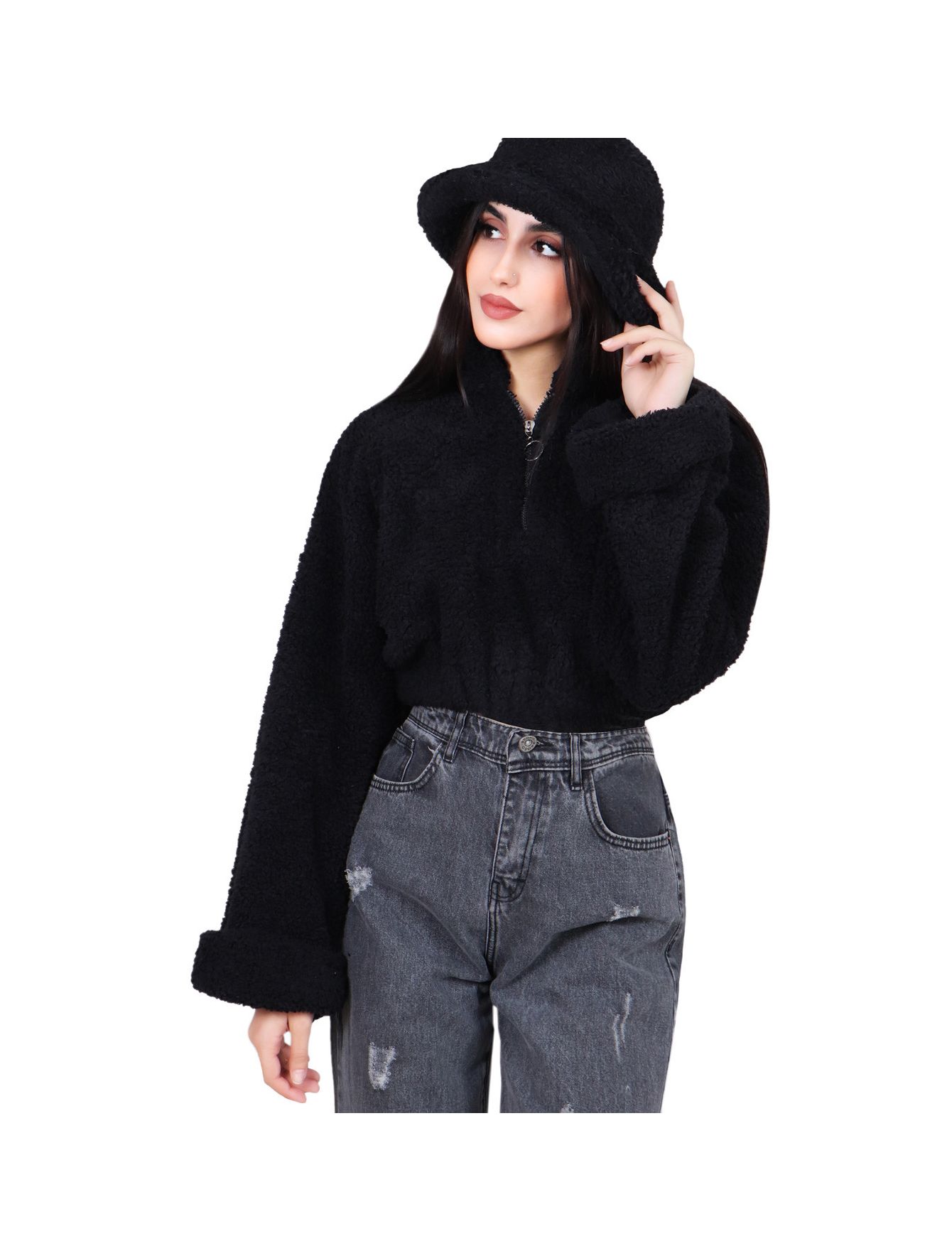 هودی کراپ زنانه تدی 48