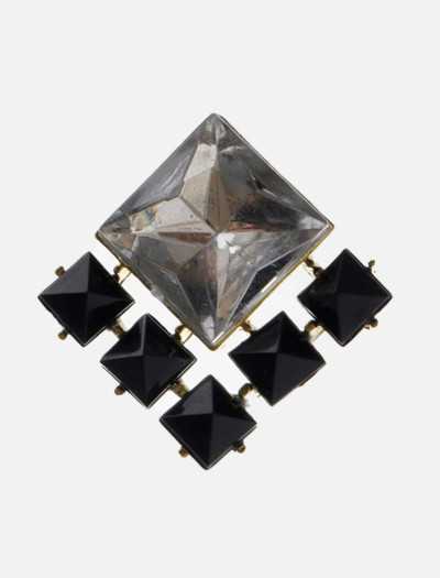 گوشواره نگین مشکی N571