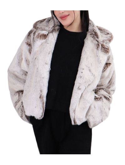 کراپ کت خز زنانه 102