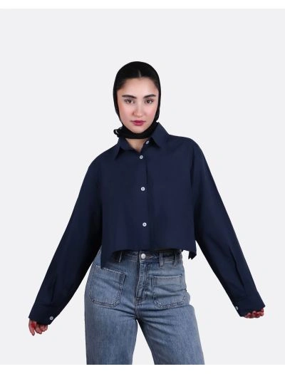 کراپ شومیز نخی 628