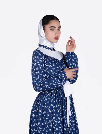 مانتو ساحلی پرنسسی زنانه طرح دار