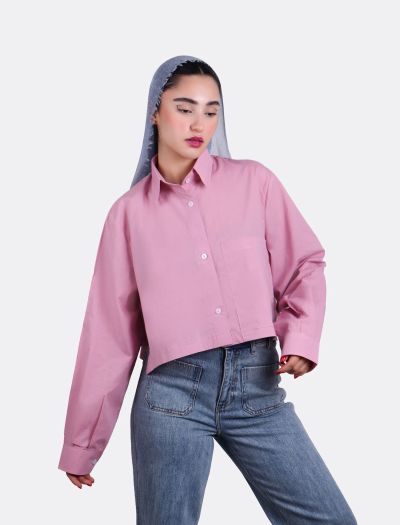 کراپ شومیز نخی 628