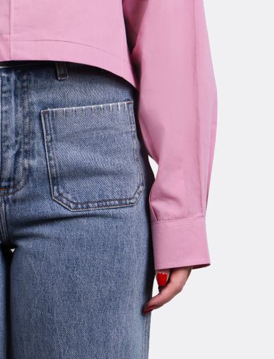 کراپ شومیز نخی 628