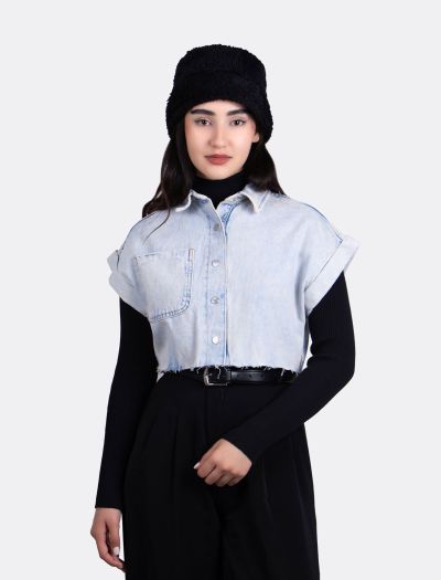 کراپ جین زنانه N540