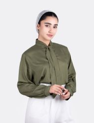 شومیز زنانه یقه کراواتی