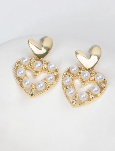 گوشواره قلبی 552