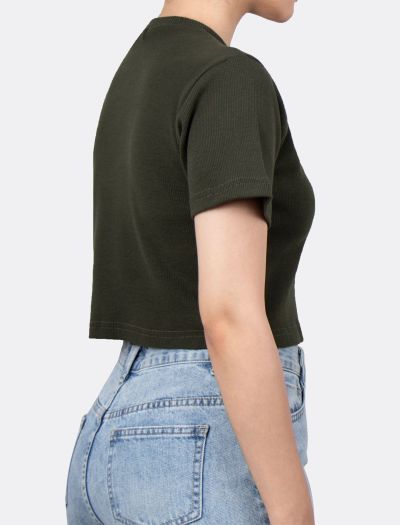 کراپ تاپ یقه اسکی زنانه 574