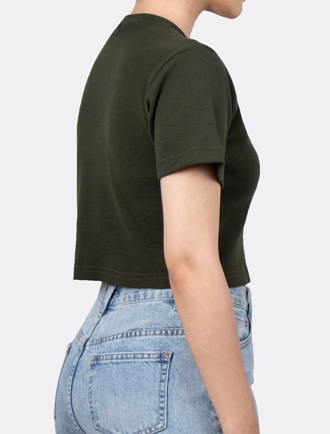 کراپ تاپ یقه اسکی زنانه 574