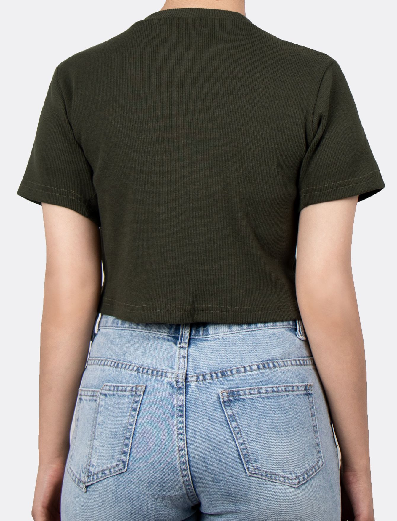 کراپ تاپ یقه اسکی زنانه 574