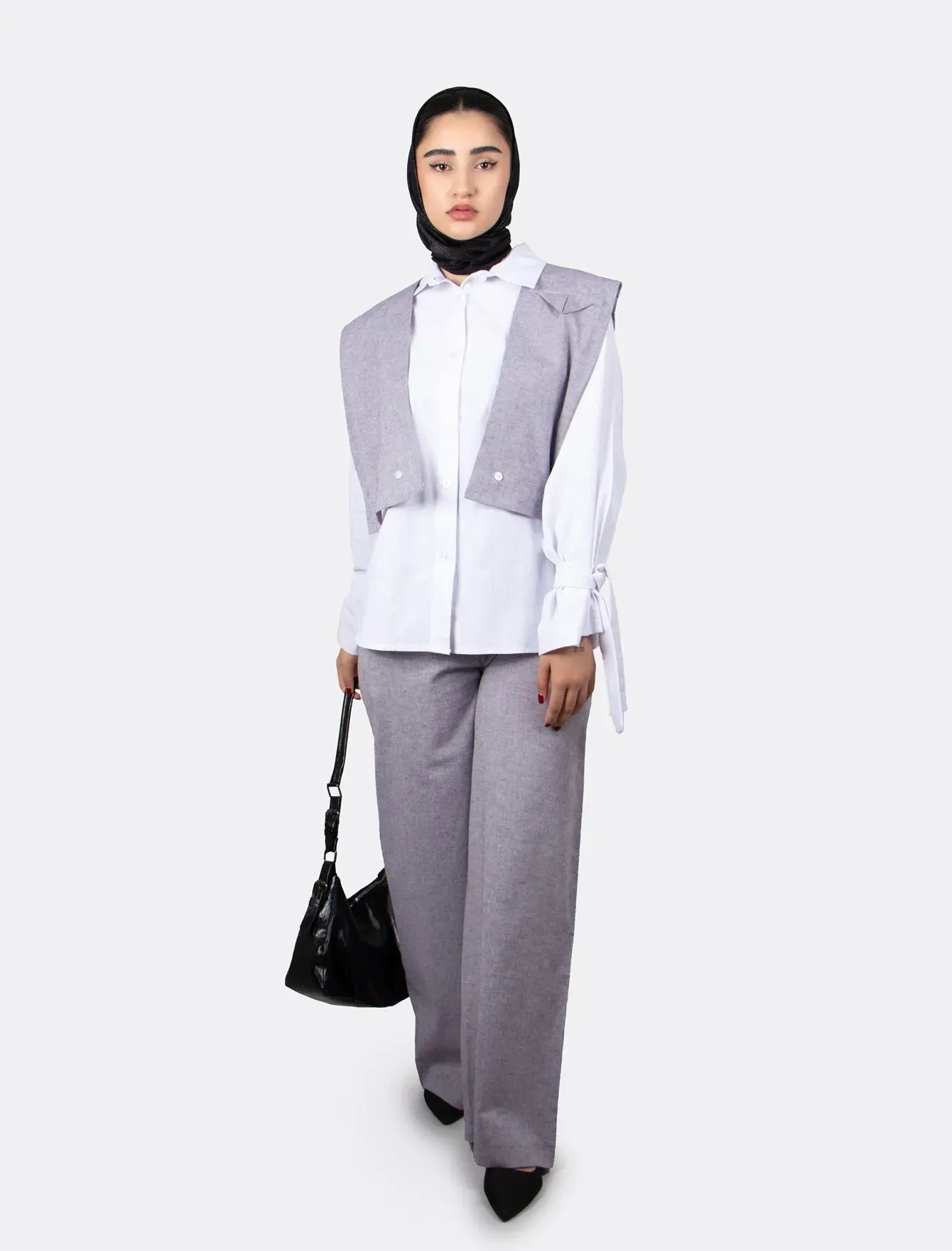 شلوار بگ نخی زنانه