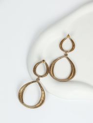 گوشواره آویزی طلایی 603