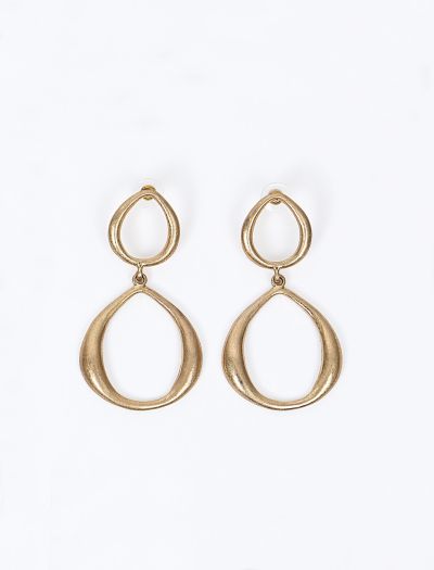 گوشواره آویزی طلایی 603