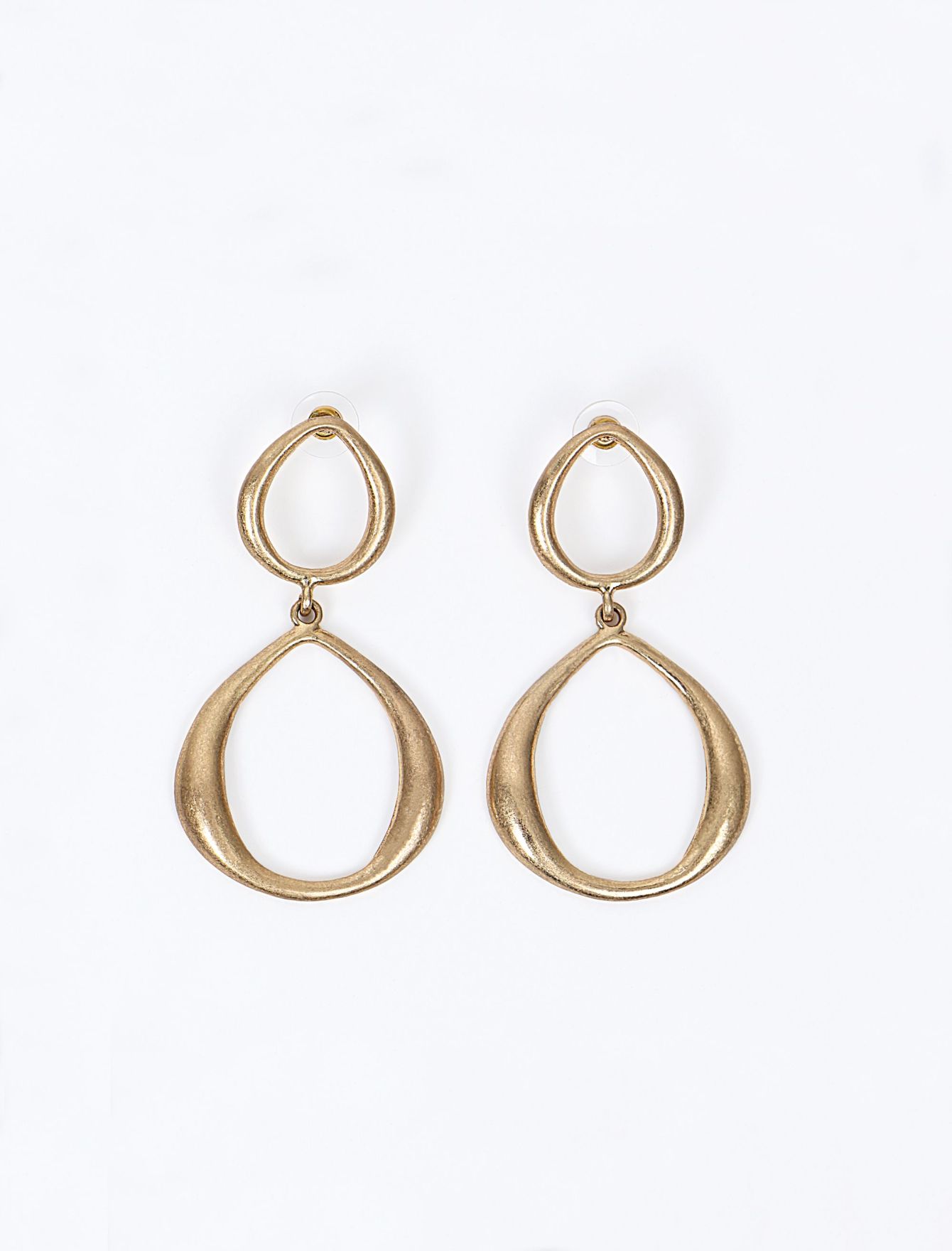 گوشواره آویزی طلایی 603