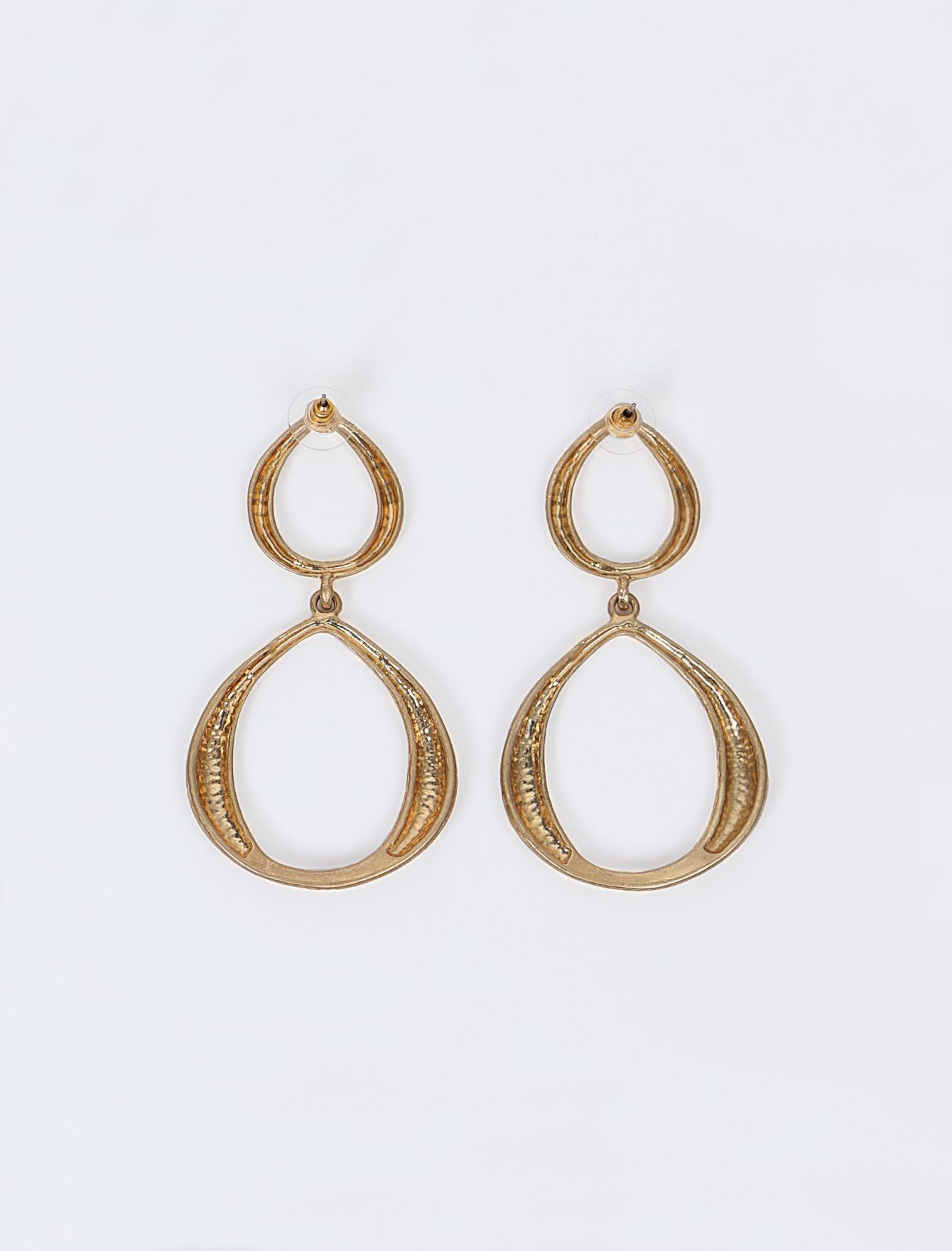 گوشواره آویزی طلایی 603