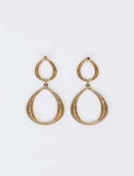 گوشواره آویزی طلایی 603