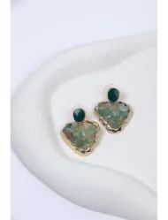 گوشواره سنگی طرح قلب