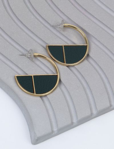 گوشواره نیم دایره تیتانیوم 540