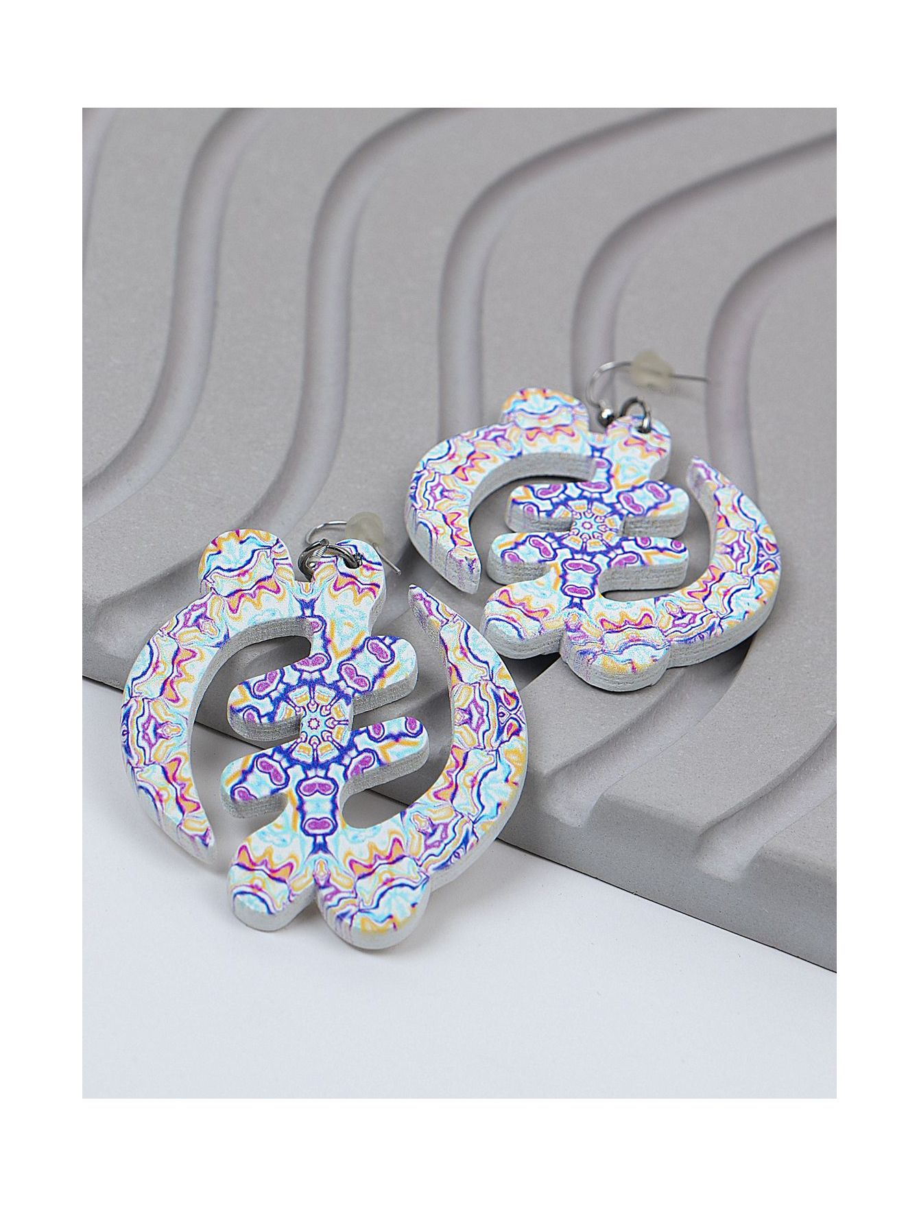 گوشواره زنانه اسلیمی دست ساز