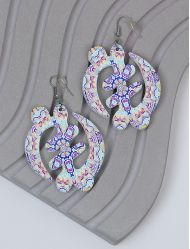 گوشواره زنانه اسلیمی دست ساز