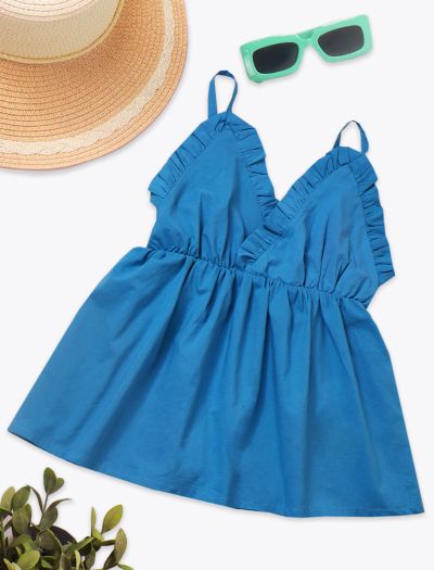 ست تاپ و شلوارک خنک زنانه N661