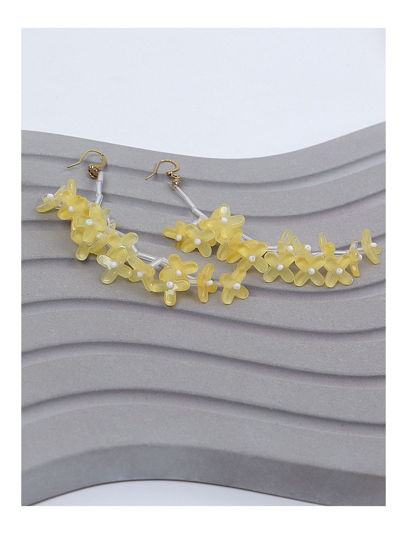 گوشواره آویزی گل یاس 615