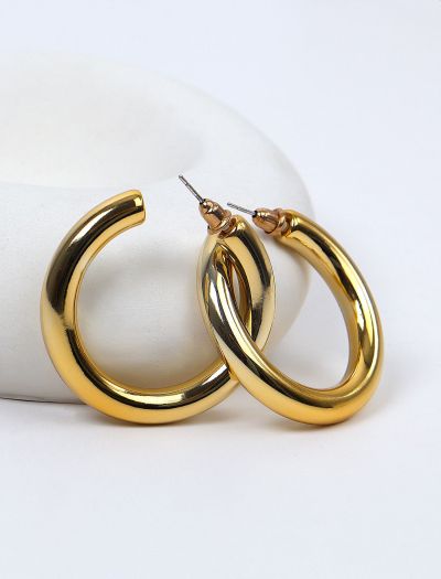 گوشواره زنانه حلقه‌ای مینیمال 538