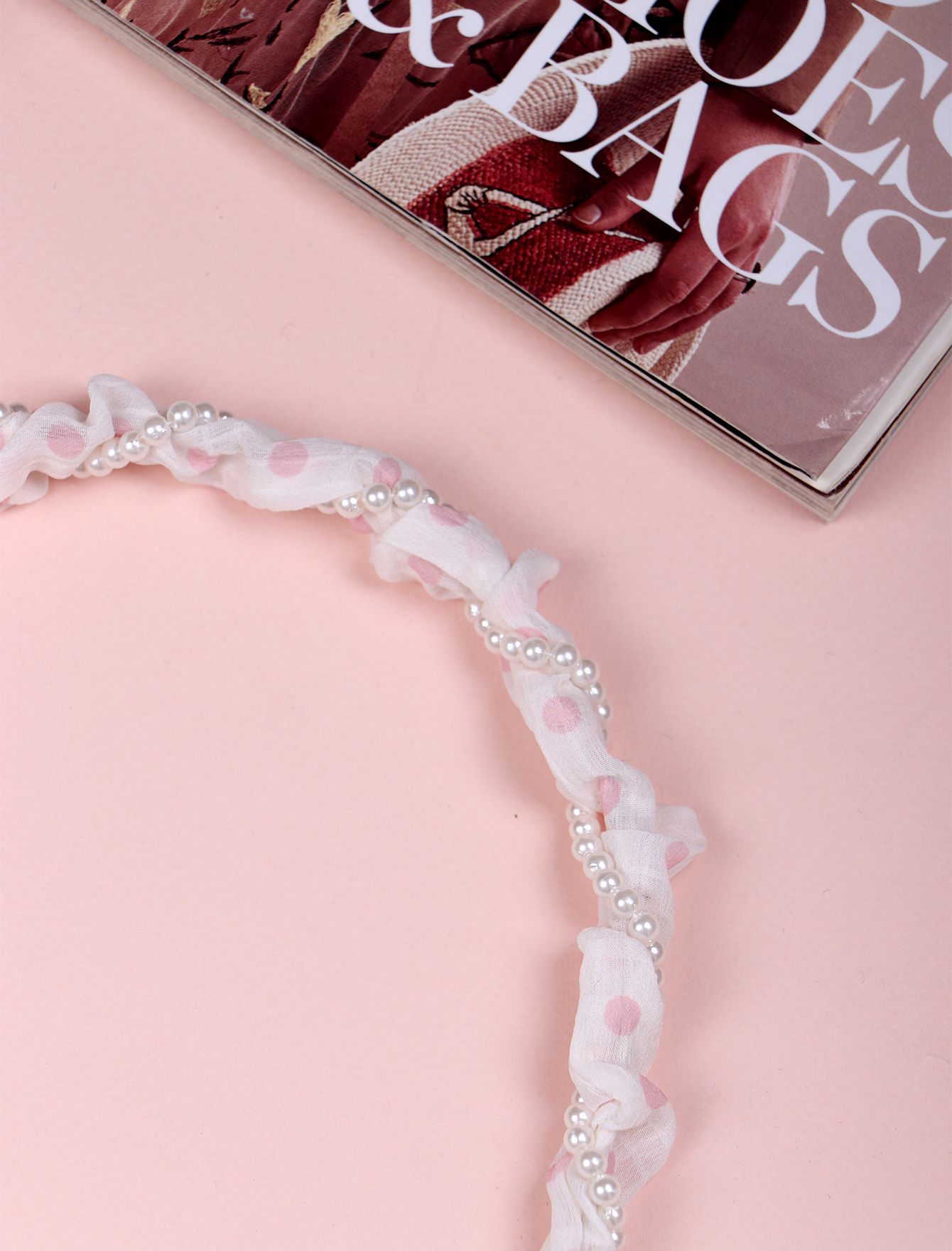 تل زنانه مدل مروارید کد405