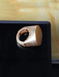 انگشتر زنانه دست ساز گرد