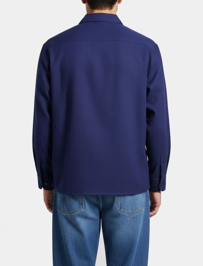 پیراهن کرپ یقه شکاری N704