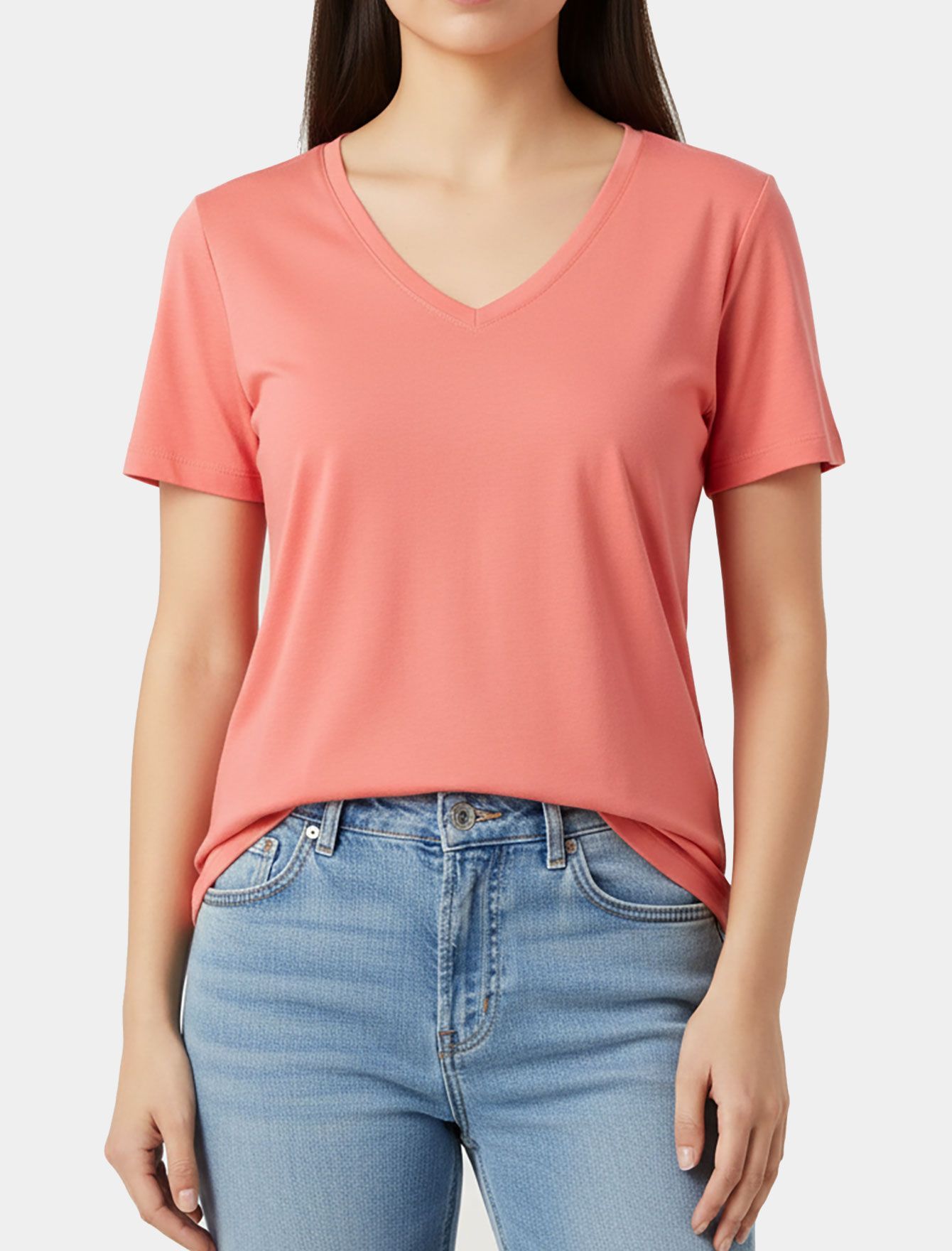 تیشرت ساده آستین کوتاه 757