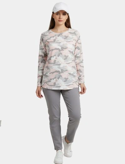 بلوز زنانه آستین بلند نخی ارتشی 486