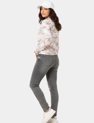 بلوز زنانه آستین بلند نخی ارتشی 486