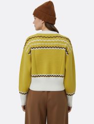 سویتر بافت طرح موجی N798