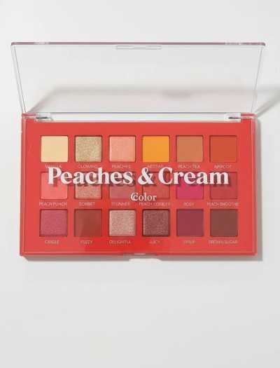 پالت سایه 18رنگ Peaches & Cream