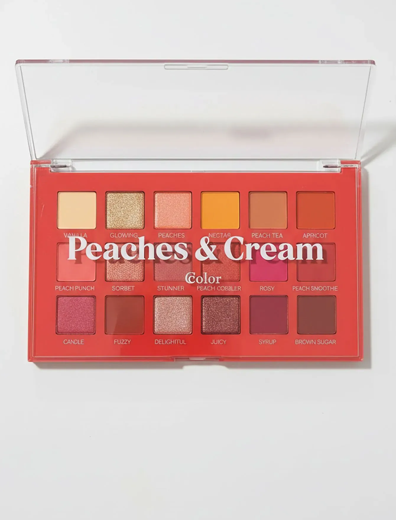 پالت سایه 18رنگ Peaches & Cream
