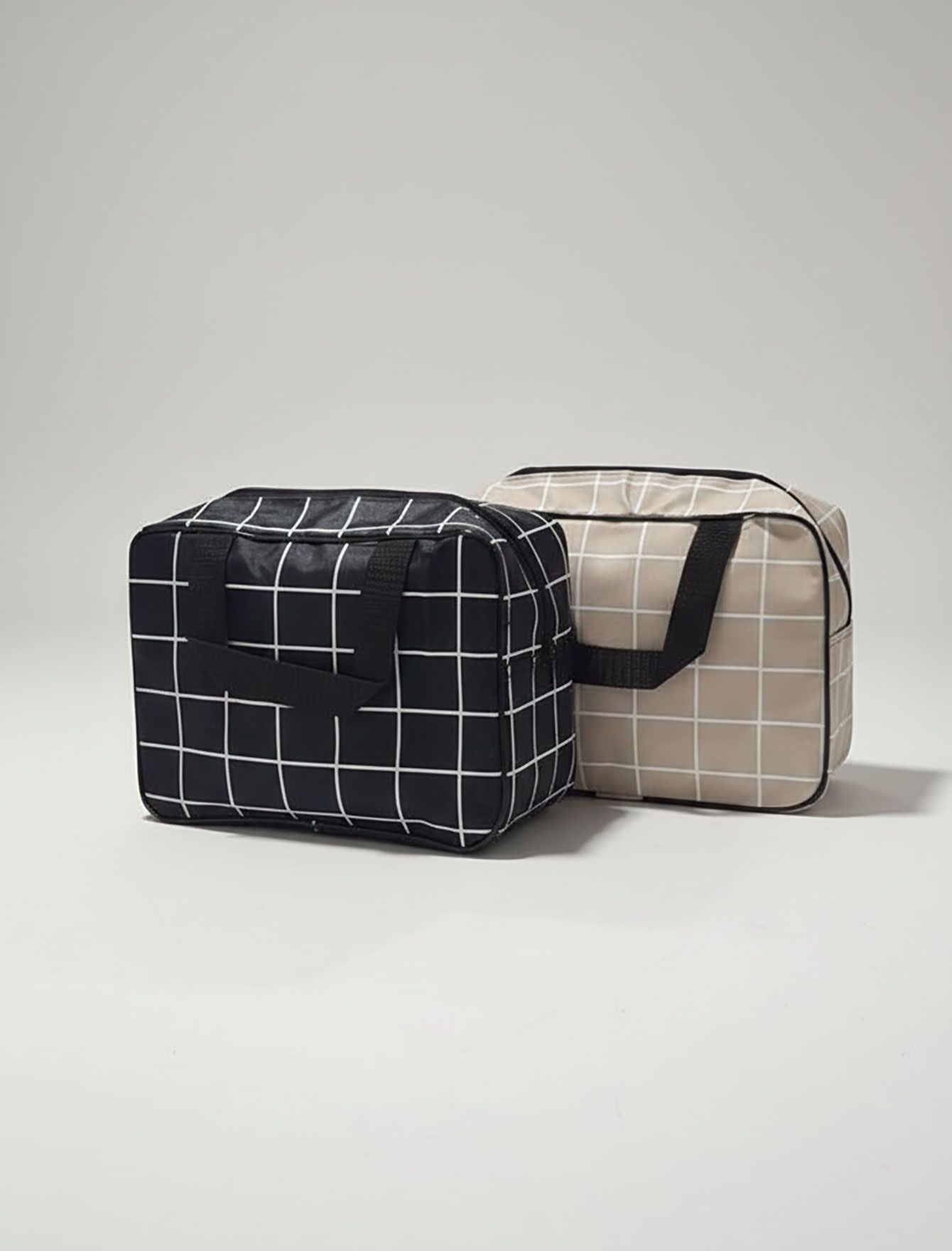 کیف آرایشی ساده چهارخانه N844