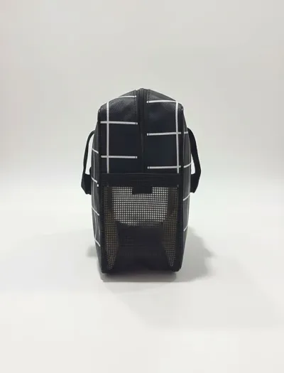 کیف آرایشی ساده چهارخانه