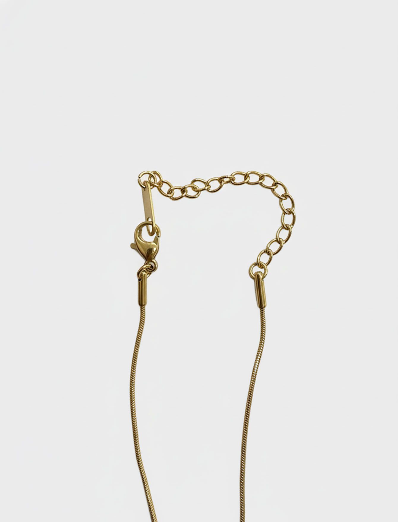 گردنبند Love مینیمال زنانه پلاک استیل لوفی