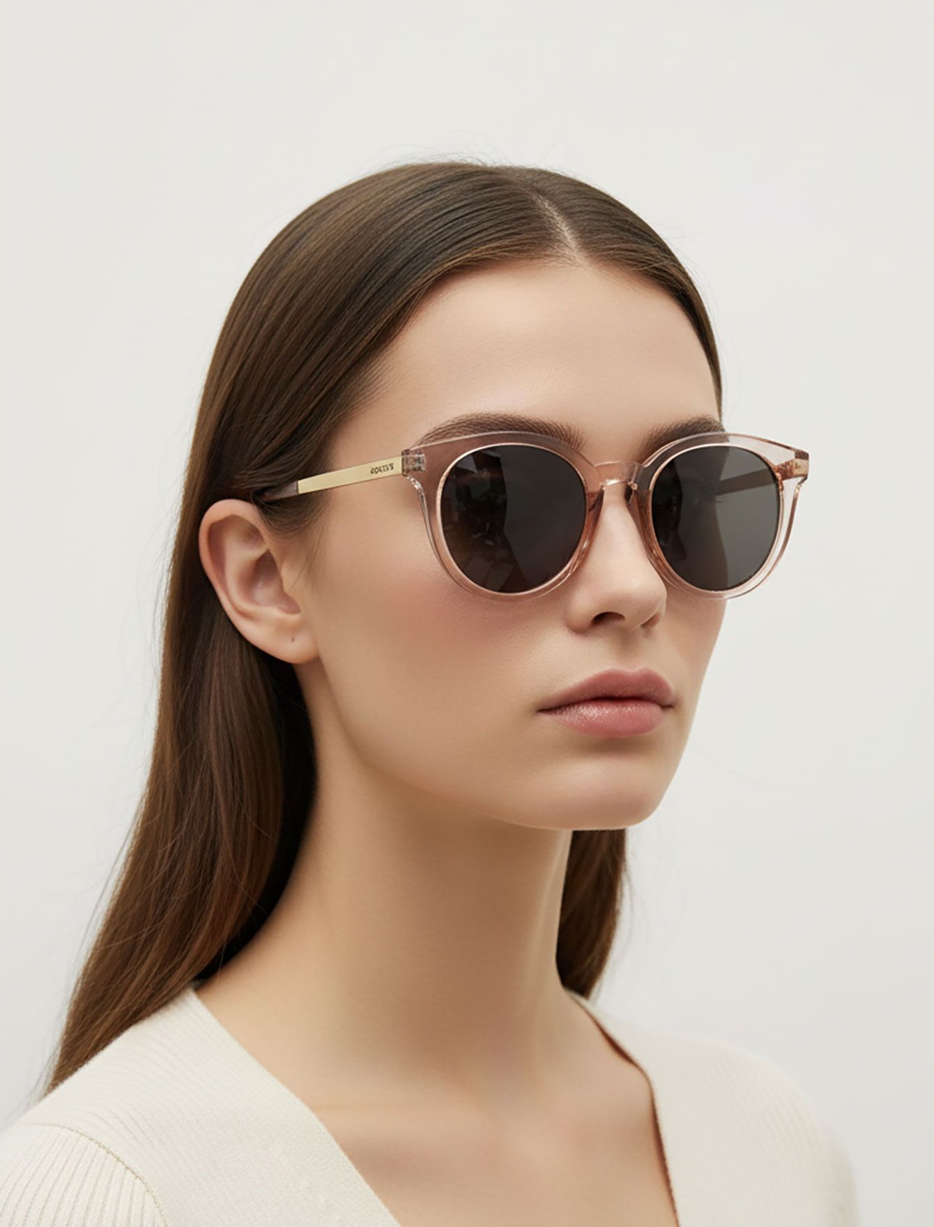 عینک گرد صورتی N895