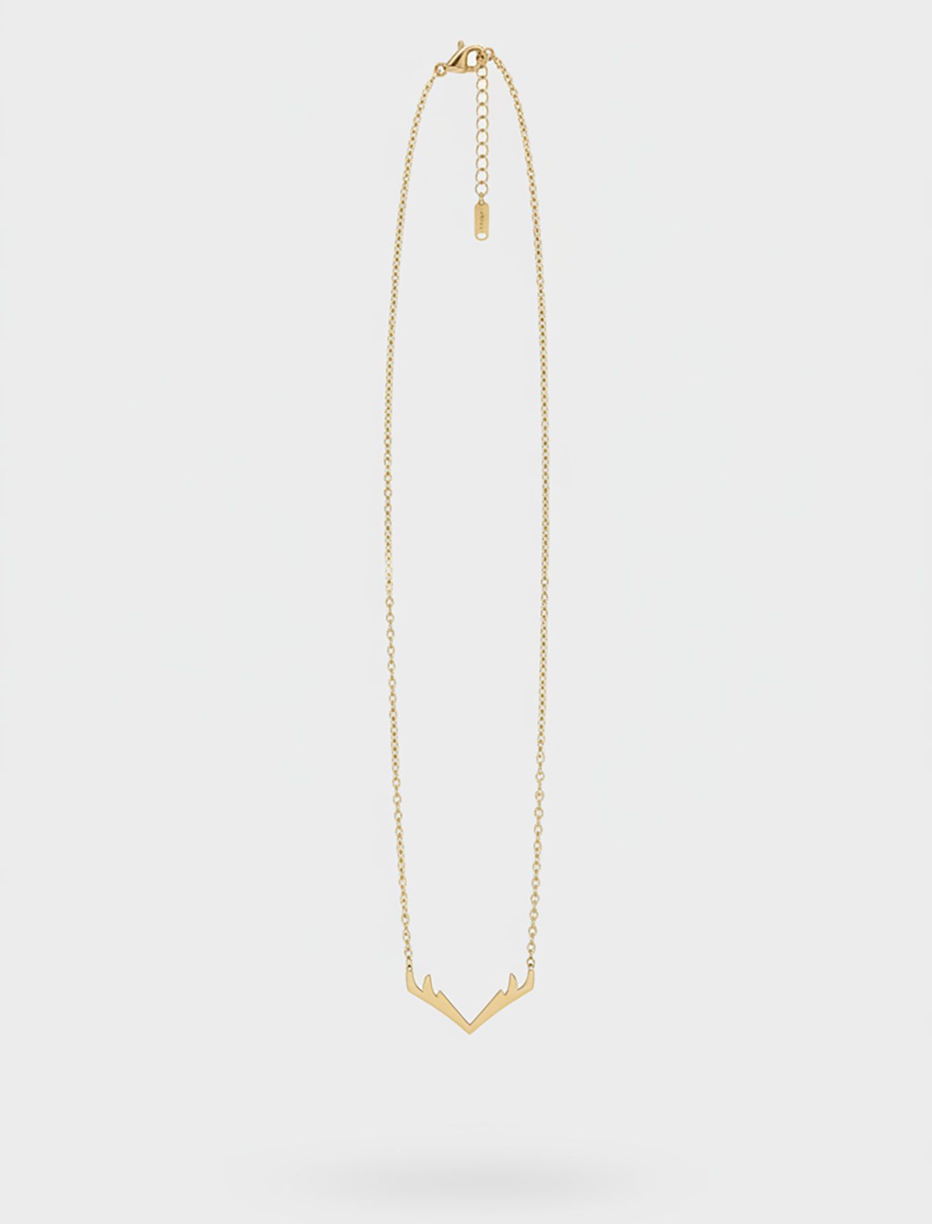 گردنبند مینیمال زنانه طرح شاخ گوزن