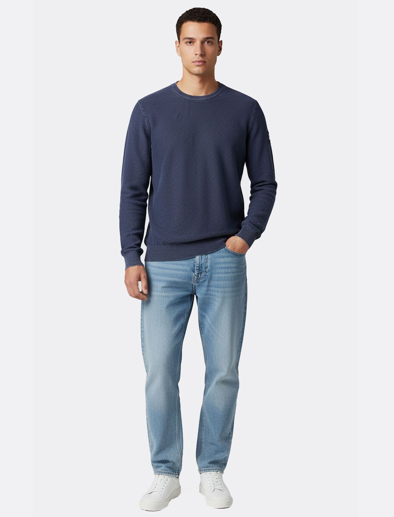 پلیور یقه گرد ساده