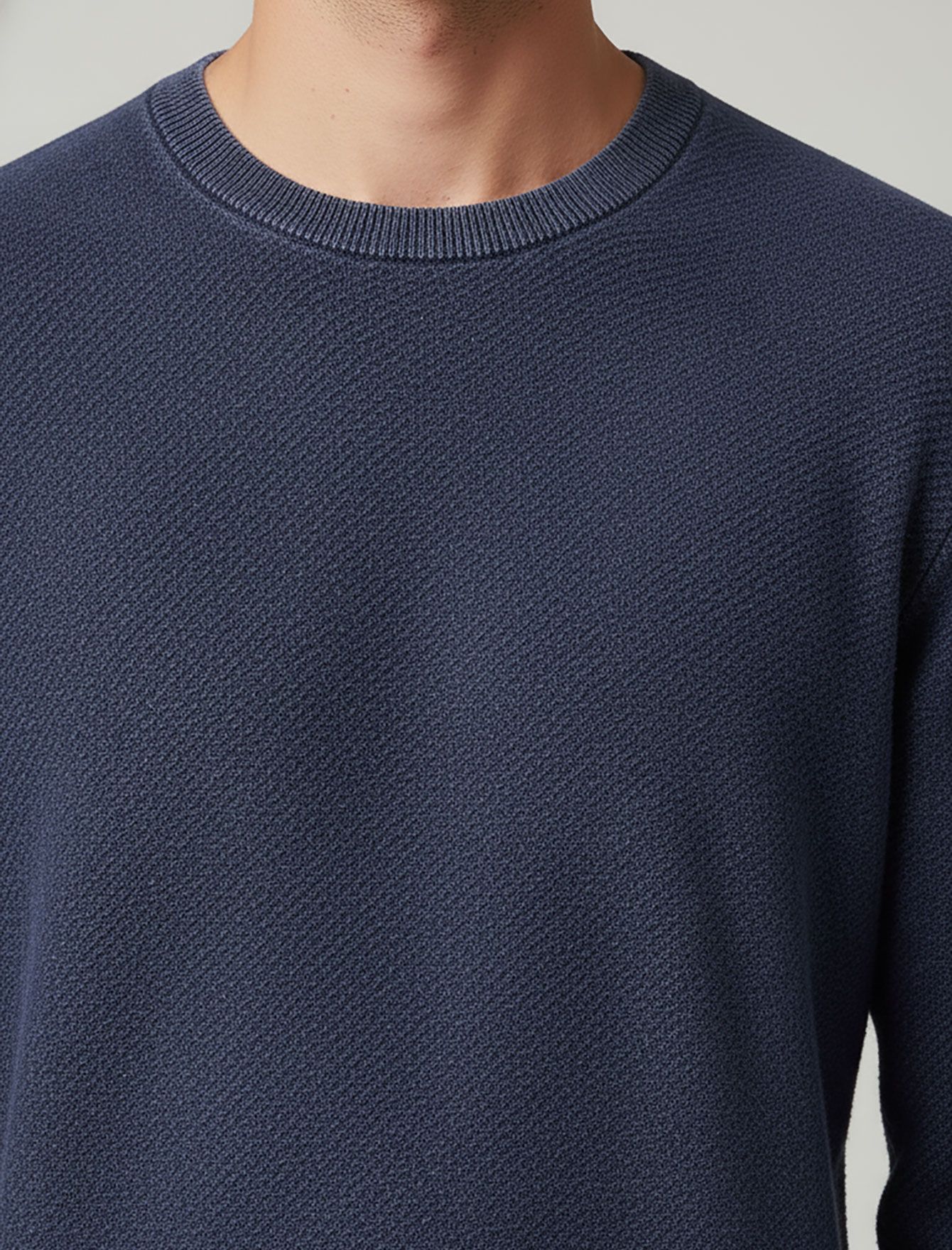 پلیور یقه گرد ساده