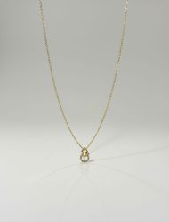 گردنبند قلبی نگین‌دار زنانه لوفی