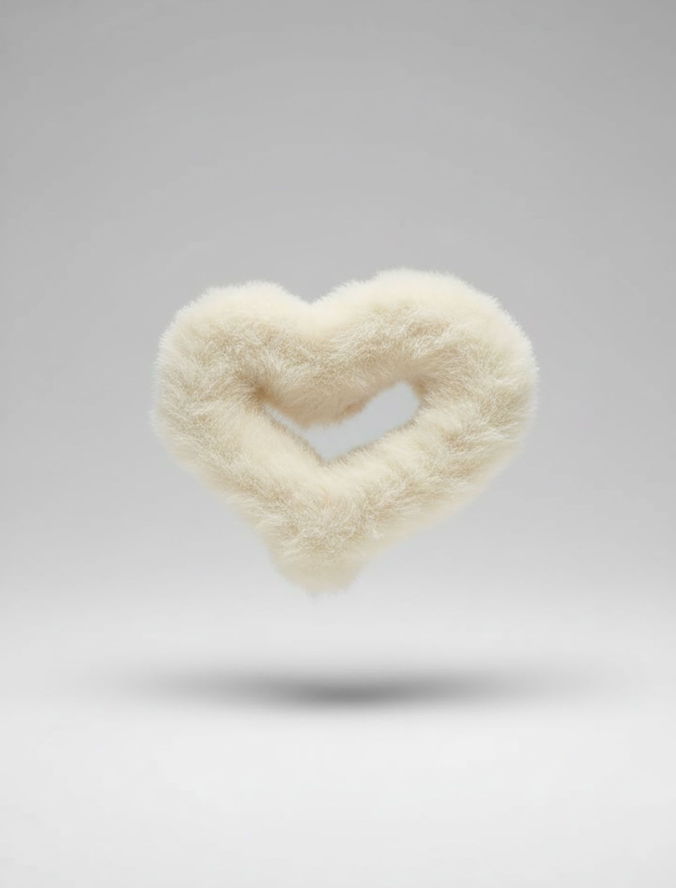 کلیپس فانتزی قلبی خزدار دخترانه