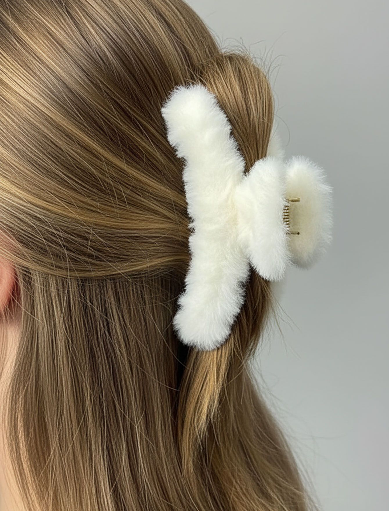 کلیپس مو خزدار ساده مینیمال