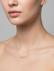 گردنبند پلاک صورت فلکی مینیمال زنانه لوفی