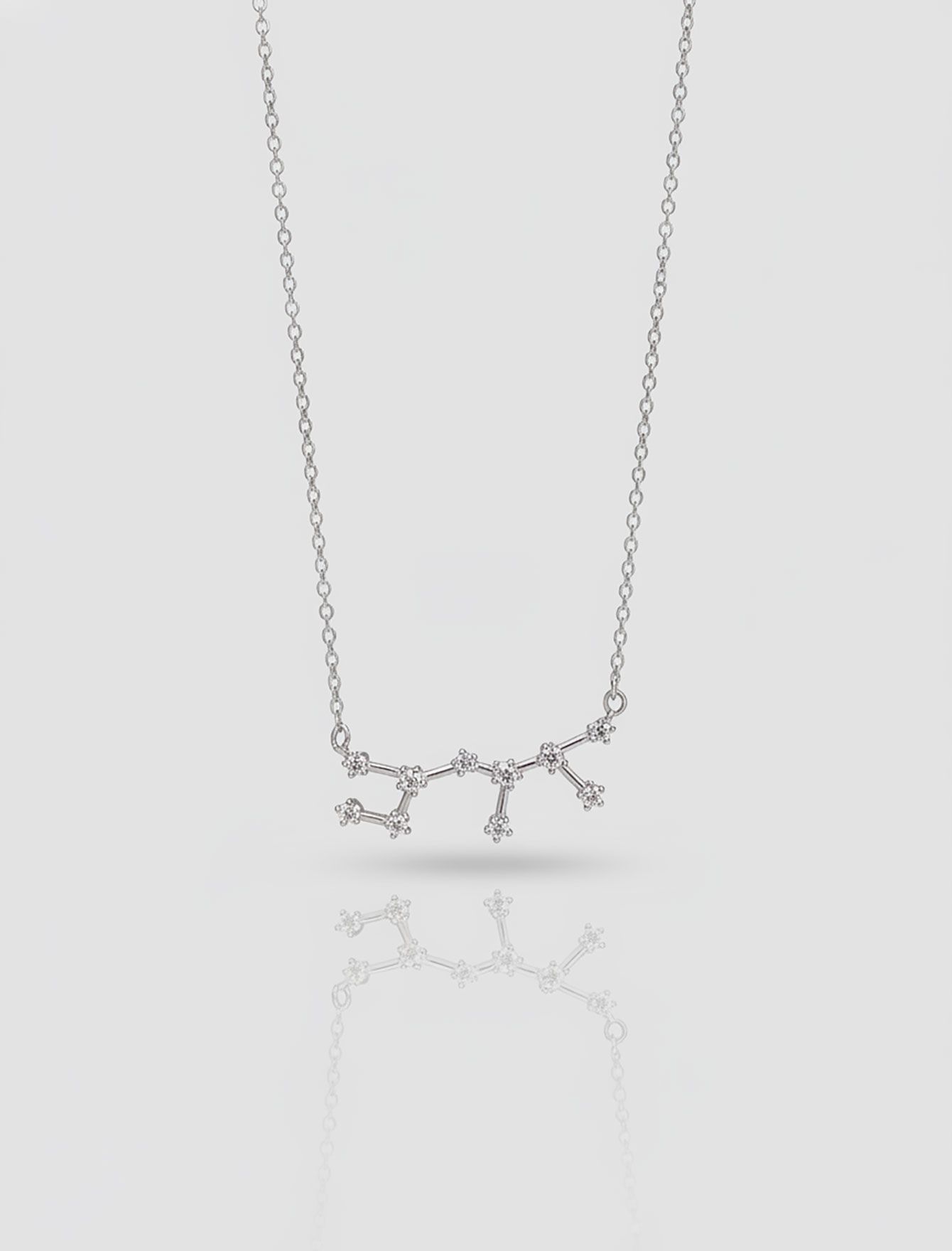 گردنبند پلاک صورت فلکی مینیمال زنانه لوفی