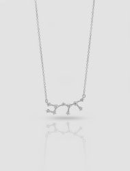 گردنبند پلاک صورت فلکی مینیمال زنانه لوفی