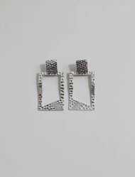 گوشواره تیتانیومی برجسته N942