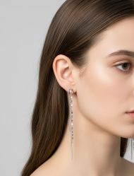 گوشواره آویز زنجیر N946